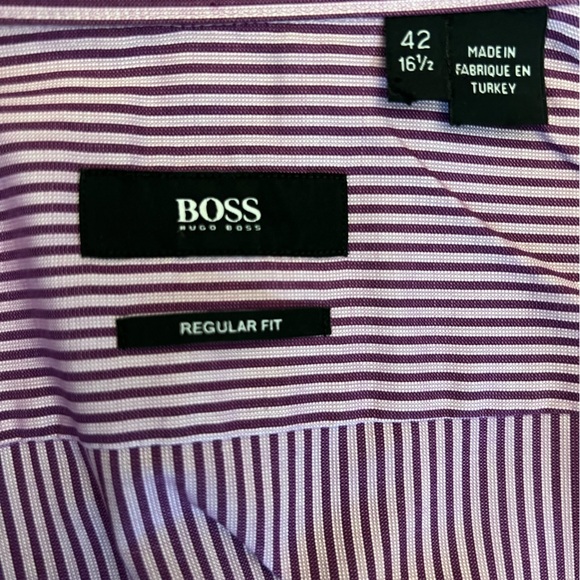 BOSS-Hugo Boss: Long-Sleeve Button Down Dress Shirt - Picture 2 of 5